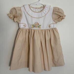 The Proper Peony Gingham Mayflower Dress NWT $98 Size 3T